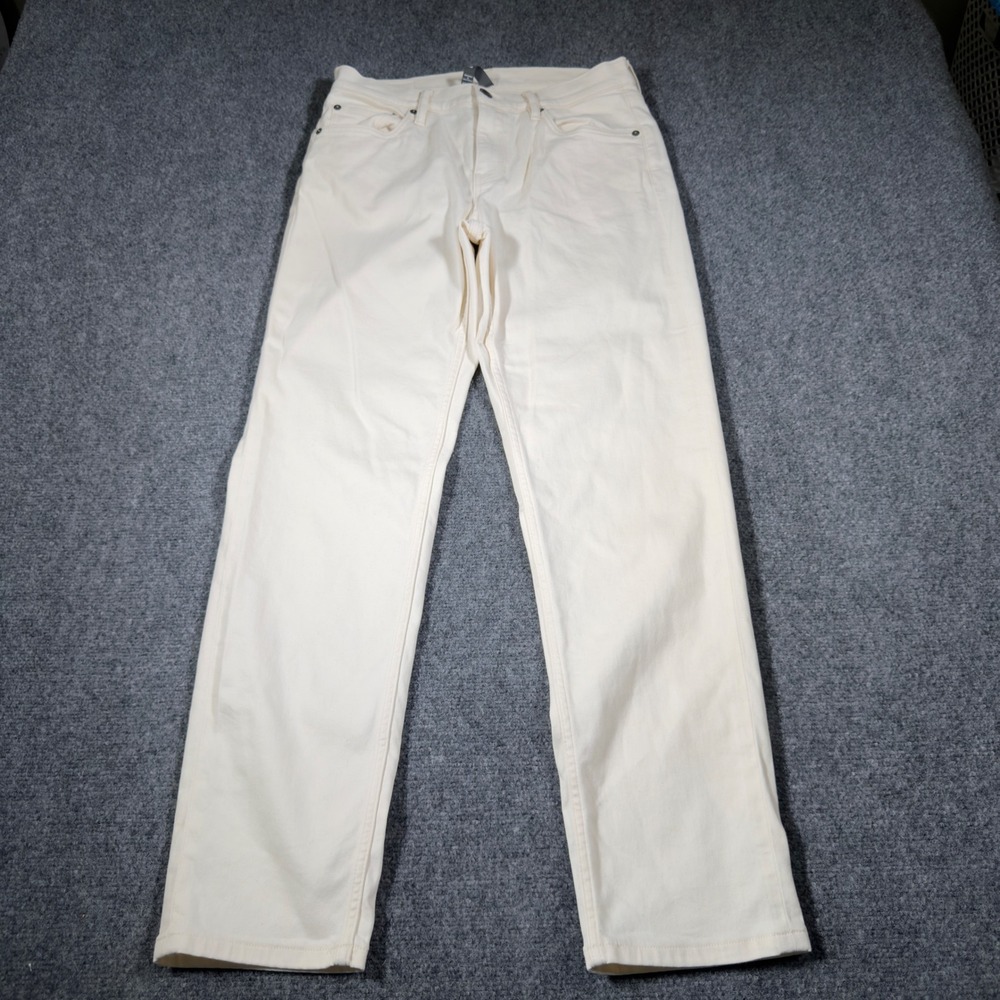 Vuori Vintage Jean Classic Fit Men's 30x31 Natural Denim Pants Off-White V4036